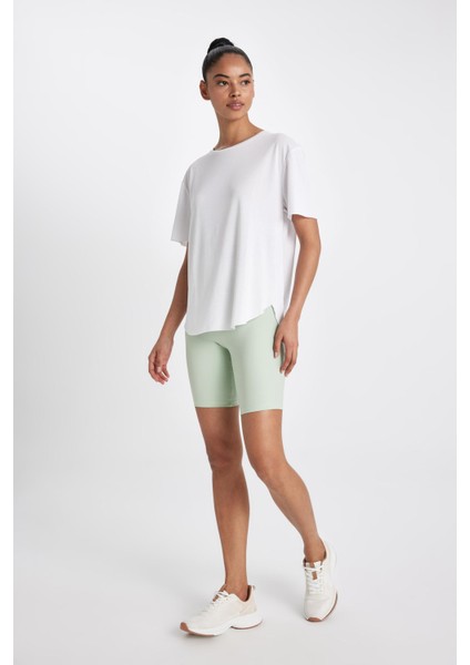 Fit Biker Beli Saran Sporcu Tayt B9547AX24SM