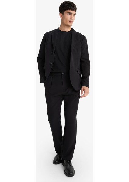 Straight Fit Pileli Cepli Düz Paça Kumaş Pantolon F7140AX25AU fırsatları