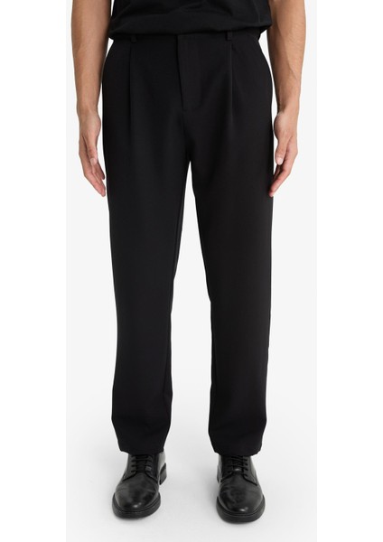 Straight Fit Pileli Cepli Düz Paça Kumaş Pantolon F7140AX25AU indirimleri