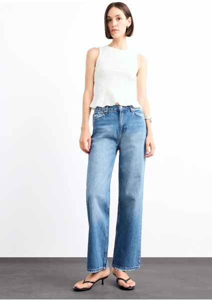 Straight Fit Jean Pantolon G0460AX25SM