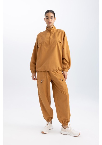 Fit Jogger Eşofman Altı Loose Fit Cepli Beli Paçası Lastikli Standart Boy B4214AX24SP modelleri