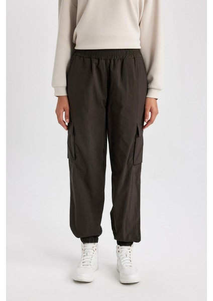 Fit Standart Fit Basic Düz Paraşüt Pantolon C0373AX23WN