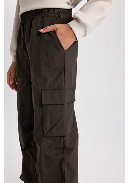 Fit Standart Fit Basic Düz Paraşüt Pantolon C0373AX23WN