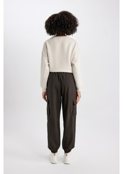 Fit Standart Fit Basic Düz Paraşüt Pantolon C0373AX23WN