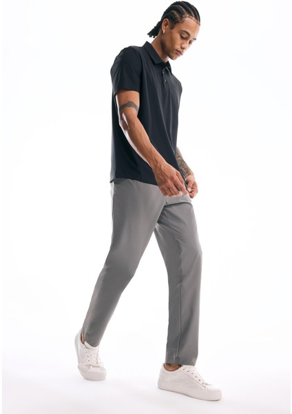 Fit Slim Fit Dar Kesim Standart Paça Esnek Multifonksiyonel Dokuma Sporcu Pantolon D9247AX25SP