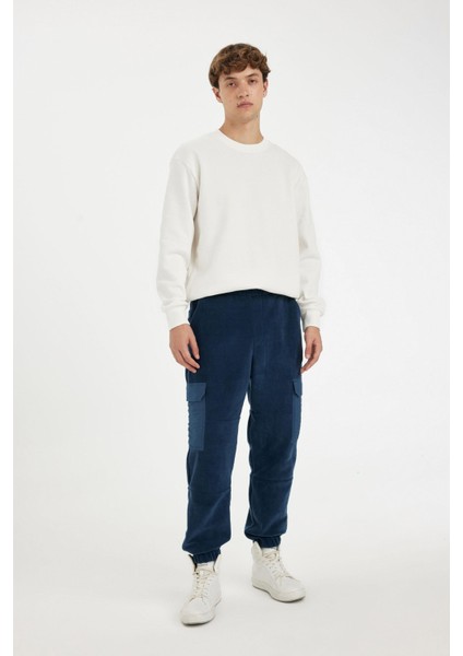 Regular Fit Polar Eşofman Altı Beli Paçası Lastikli Kargo Cepli A7040AX24AU fiyatları