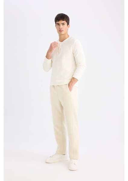 Regular Fit Eşofman Altı Beli Lastikli Basic Düz Cepli Düz Paça D9707AX24AU fiyatları