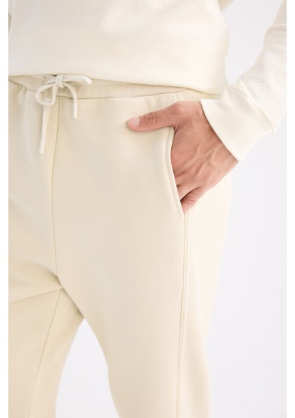 Regular Fit Eşofman Altı Beli Lastikli Basic Düz Cepli Düz Paça D9707AX24AU