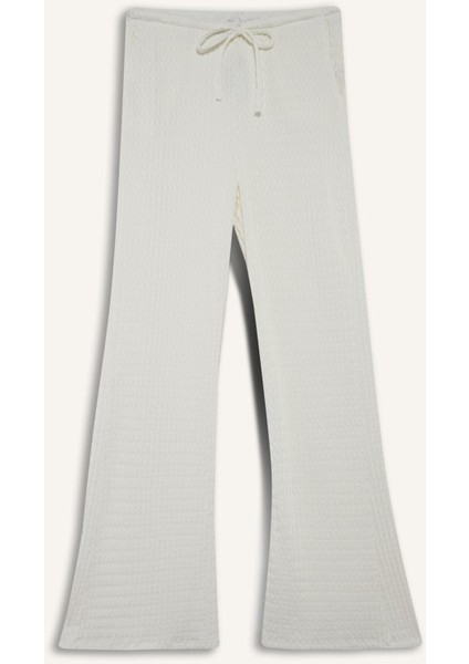 Flare Fit Cepli Normal Bel Standart Boy Bürümcük Pantolon