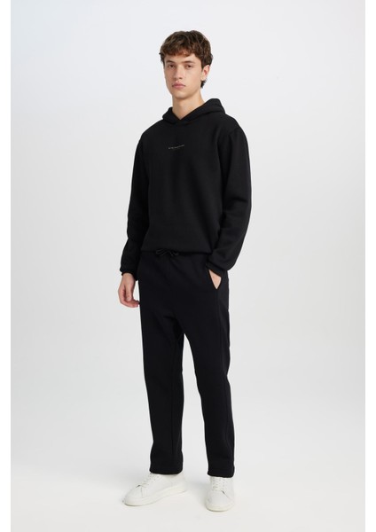 Regular Fit Eşofman Altı Beli Lastikli Basic Düz Cepli Düz Paça D9707AX24AU