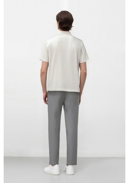 Fit Slim Fit Dar Kesim Standart Paça Esnek Multifonksiyonel Dokuma Sporcu Pantolon D9247AX25SP