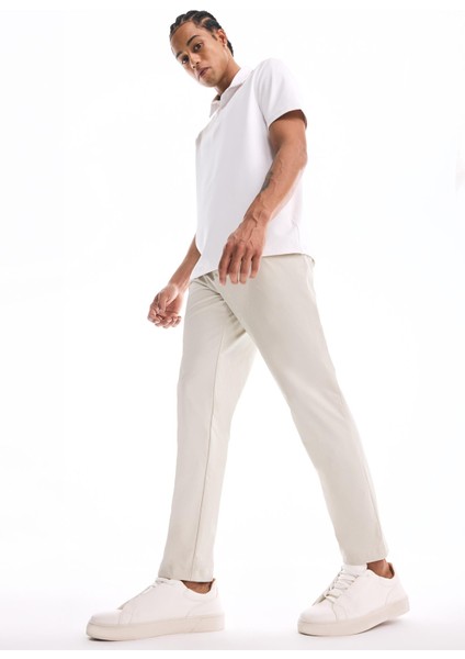 Fit Slim Fit Dar Kesim Standart Paça Esnek Multifonksiyonel Dokuma Sporcu Pantolon D9247AX25SP