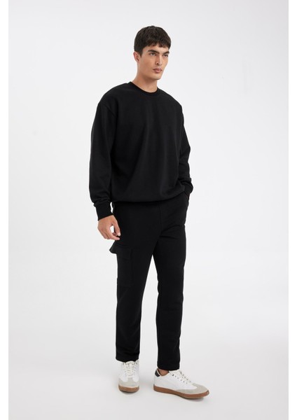 Eşofman Altı Slim Fit Dar Kesim Kargo Cepli Düz Paça D6090AX24AU modelleri