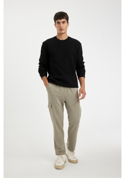 Eşofman Altı Slim Fit Dar Kesim Kargo Cepli Düz Paça D6090AX24AU fiyatları