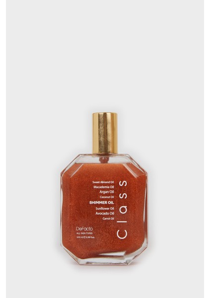 Kadın Defacto Shımmer Class Aromatik 100 ml Parıltılı Vücut Yağı E9461AXNS