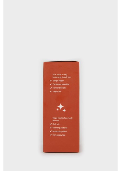 Kadın Defacto Shımmer Class Aromatik 100 ml Parıltılı Vücut Yağı E9461AXNS fırsatları