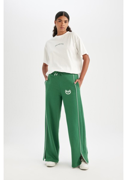 Fit Wide Leg Geniş Paça Uzun Boy Sporcu Eşofman Altı D1705AX24AU fırsatları