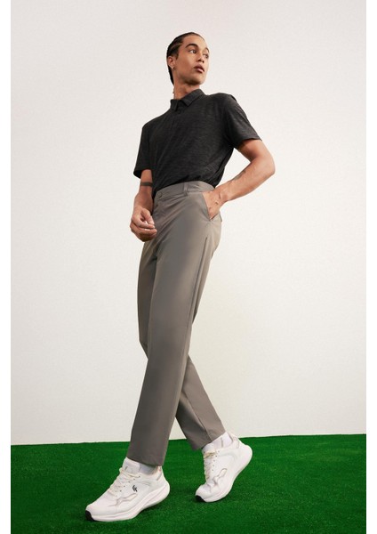 Slim Fit Dar Kesim Standart Paça Esnek Multifonksiyonel Dokuma Sporcu Pantolon E3333AX25SP