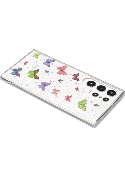 Samsung Galaxy S24 Ultra Kılıf Anti Drop Tpu Telefon Arka Kapak Epoksi Simli -Pembe (Yurt Dışından) modelleri