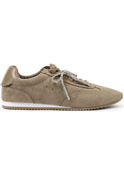 Kontrast Fiyonk Aksesuarlı Sneaker TW6250062007074