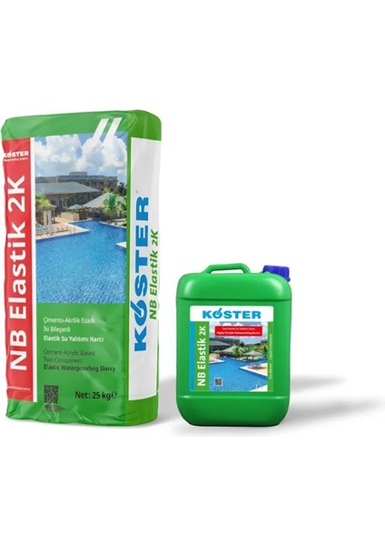 Nb Elastik 2k Su Yalıtımı Harcı 33 Kg
