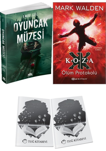 Koza - Ölüm Protokolü ve Guardian Yayınları Oyuncak Müzesi Emre Gül 2li Set + Hediyeli