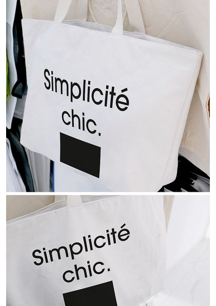 Çift Yön Kullanılabilen Canvas Çok Amaçlı Plaj Çanta indirimleri