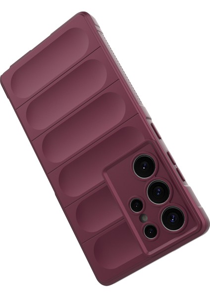 Samsung Galaxy S25 Ultra Kılıf Anti-Drop Yumuşak Tpu Sağlam Telefon Arka Kapak-Şarap Kırmızı (Yurt Dışından) fırsatları
