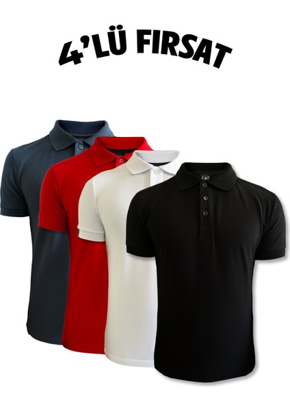 4 Lü Amerikan Polo Tişört modelleri