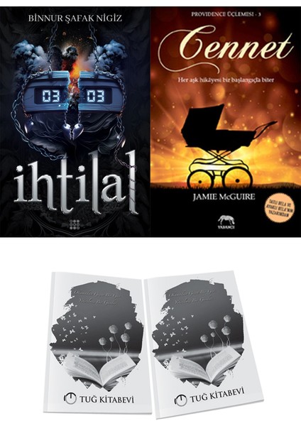 Providence Üçlemesi 3 Cennet ve Dokuz Yayınları Ihtilal 2 Zede Binnur Şafak Nigiz 2li Set + Hediyeli