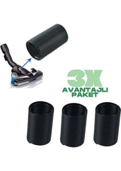 Philips Fc 9919, Fc 9924,FC 9923, Fc 9925, Fc 9928 Marathon Ultimate Triactive Max ile Uyumlu Emici Başlık Ara Hortumu 3'lü fiyatları