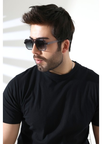 Unisex Füme Retro UV400 Güneş Gözlüğü 23001-1 C5 fiyatları