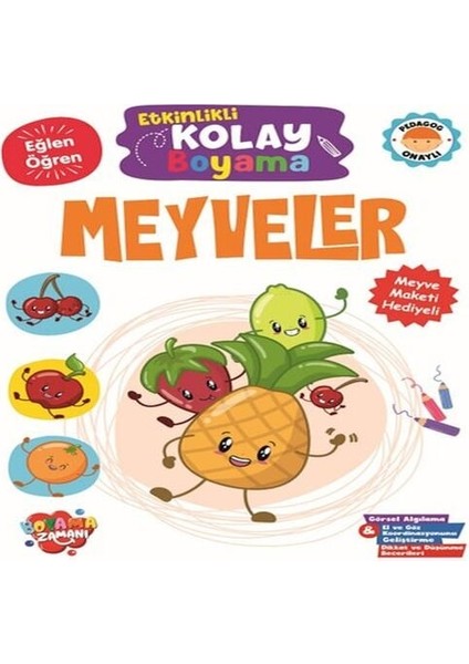 Etkinlikli Kolay Boyama -Meyveler