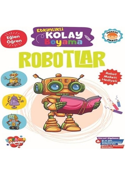 Etkinlikli Kolay Boyama -Robotlar