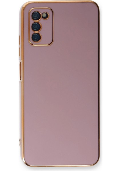 Samsung Galaxy A03S Kılıf Volet Silikon - Mor fiyatları