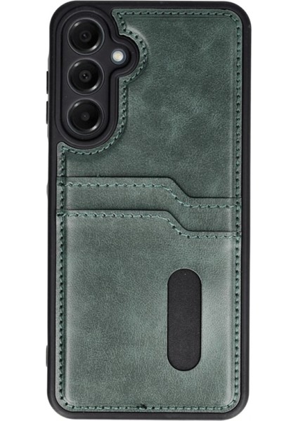 Samsung Galaxy A36 5g Kılıf Kartlıklı Slots Pu Deri Sara Kapak