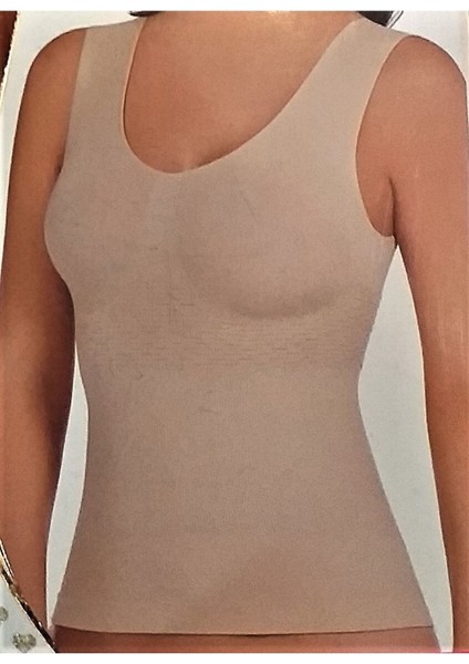 Jakarlı Kalın Askılı Toparlayıcı Korse Atlet