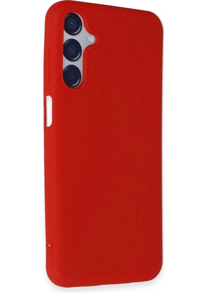 Samsung Galaxy M15 Kılıf First Silikon - Kırmızı