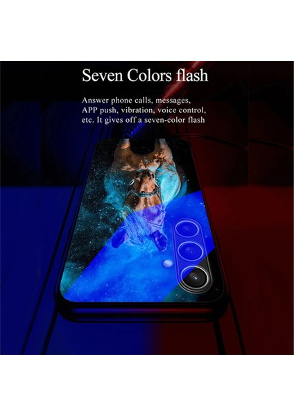 Samsung Galaxy A26 5g Kılıf Için Çağrı Flaş Serisi Desen Baskı Temperli Cam + Tpu Combo Telefon Kılıfı-Starlight At (Yurt Dışından) fırsatları