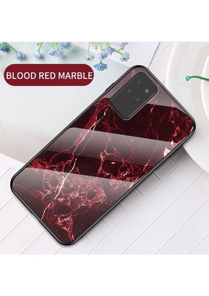 Mermer Tahıl Deseni Temperli Cam Pc+Tpu Hibrit Kılıf Samsung Galaxy Note 20/not 20 5g-Red (Yurt Dışından) fiyatları