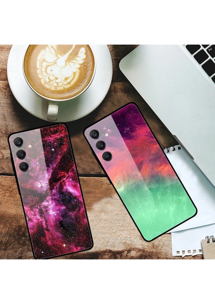 Samsung Galaxy A25 5G(GLOBAL)(161,0 x 76,5 x 8,3mm) Kılıf Desenli Temperli Cam + Tpu + Pc Telefon Kapağı-Buz ve Ateş Gitar (Yurt Dışından) fiyatları