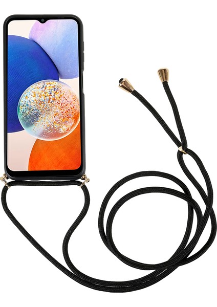 Samsung Galaxy A25 5G(GLOBAL)(161,0 x 76,5 x 8,3mm) Kılıf Biyolojik Olarak Parçalanabilir Buğday Samanı + Kordonlu Tpu Kapak-Siyah (Yurt Dışından) fiyatları