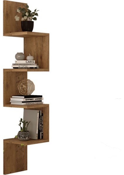 Wall R9 Modern Duvar Rafı Kitaplık Atlantik Çam Wal9-A modelleri