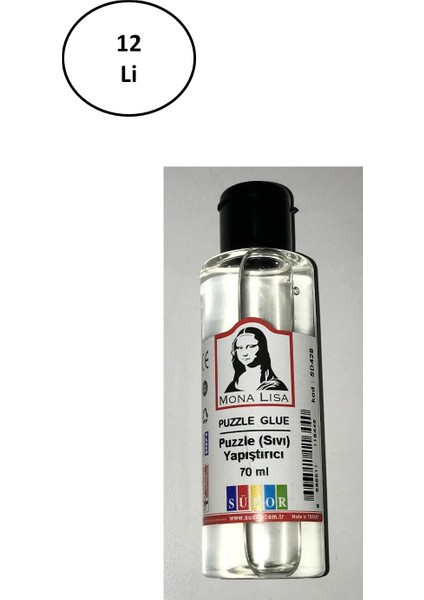 Puzzle Sıvı Yapıştırıcı 70 ml 12'li