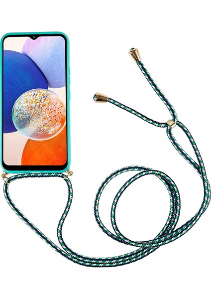 Samsung Galaxy A25 5G(GLOBAL)(161.0 x 76.5 x 8.3mm)Kılıf Biyolojik Olarak Parçalanabilir Buğday Samanı + Kordonlu Tpu Kapak-Gök Mavisi (Yurt Dışından) fiyatları