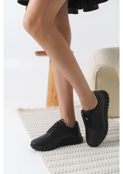 Bravel Kadın Memory Foam Iç Tabanlı Spor Ayakkabı Sneaker - Siyah indirimleri