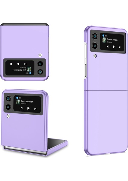 Samsung Galaxy Z Flip4 Için 5g Bırak-Damla Damla Sabit Pc Koruyucu Kapak Katlanır Telefon Kılıfı Doğru (Yurt Dışından)