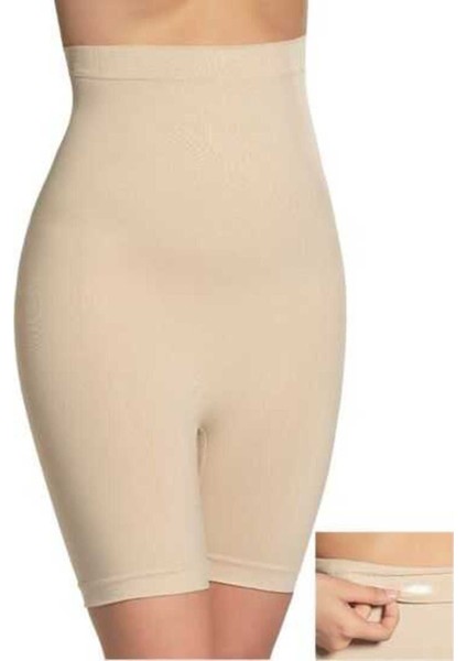 11005 Kadın Iz Yapmaz Beden Küçülten Mideli Uzun Paça Korse