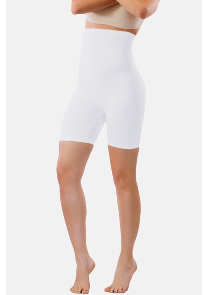 Kadın Iz Yapmaz Beden Küçülten Mideli Uzun Paça Korse