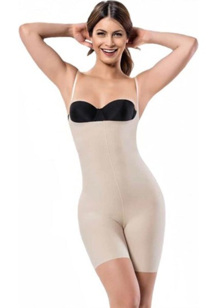 2010 Kadın Lazer Kesim Askılı Tam Boy Korse